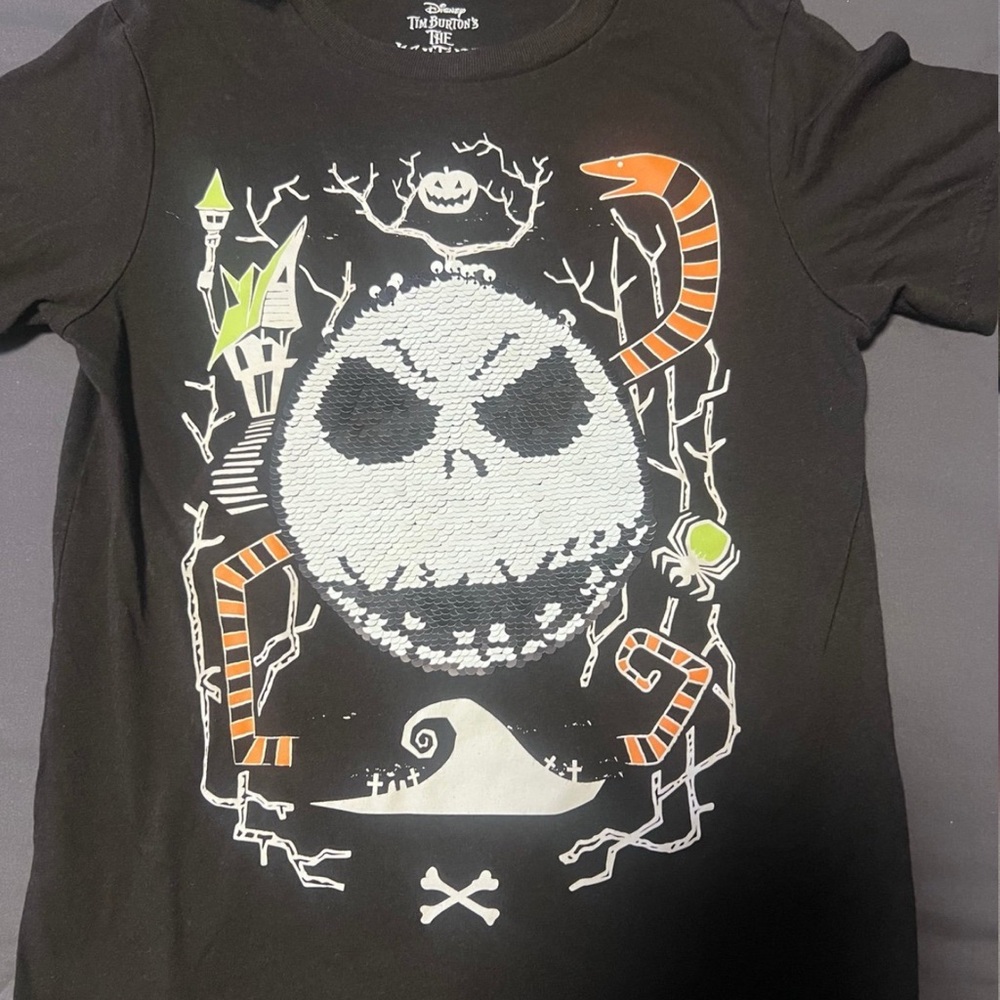 Black Nightmare Before Christmas T-Shirt